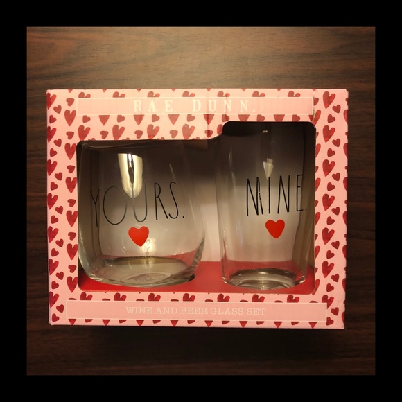 NIB Rae Dunn Wine and Beer Glass Set - Picture 8 of 8